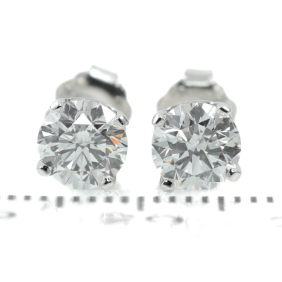 1.40ct Diamond Studs GIA D SI1 - 6