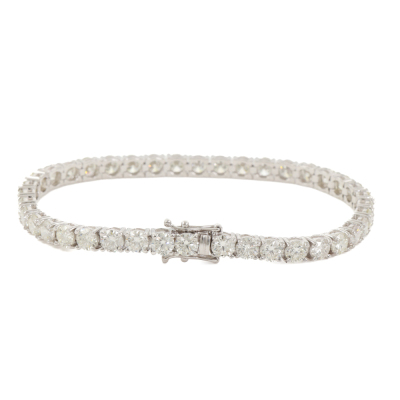 11.99ct Diamond Tennis Bracelet - 9