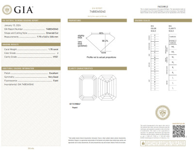 3.40ct Pair of Loose Diamond GIA J VVS - 2