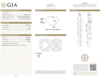 2.01ct Loose Diamond GIA F VVS2 - 2