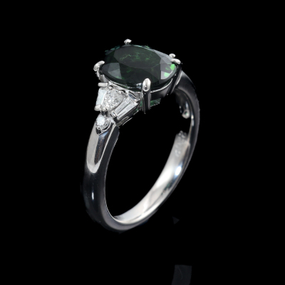 2.26ct Tourmaline and Diamond Ring - 4