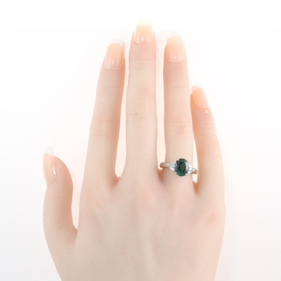 2.26ct Tourmaline and Diamond Ring - 5