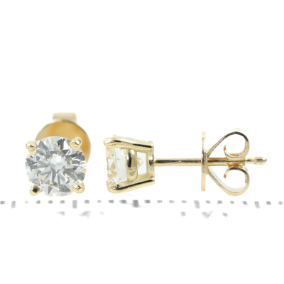 0.82ct Diamond Studs GIA D SI1 - 4