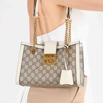 Gucci GG Supreme Padlock Shoulder Bag - 5