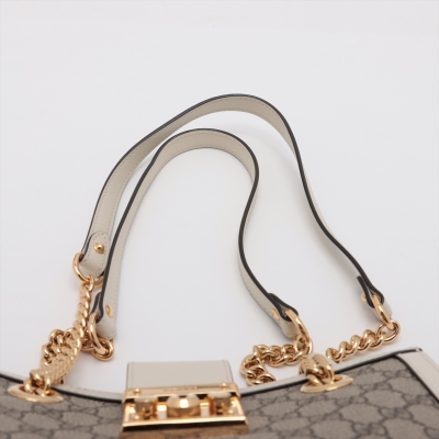 Gucci GG Supreme Padlock Shoulder Bag - 10