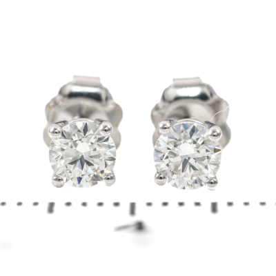 0.60ct Diamond Studs GIA D VS1 - 4