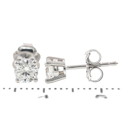 0.60ct Diamond Studs GIA D VS1 - 5