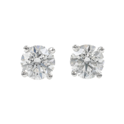 0.66ct Diamond Studs GIA D VVS1