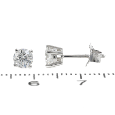 0.66ct Diamond Studs GIA D VVS1 - 4