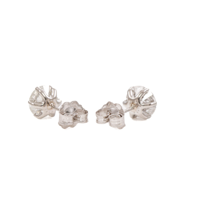 2.07ct Round Diamond Stud Earrings - 5