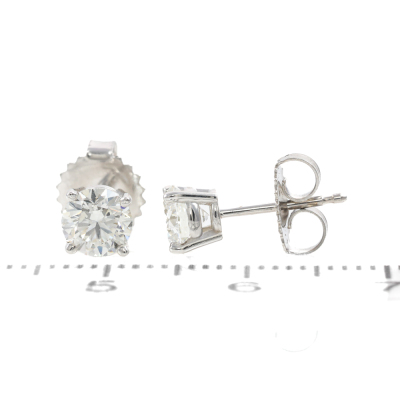 1.08ct Diamond Studs GIA G VVS1 - 4