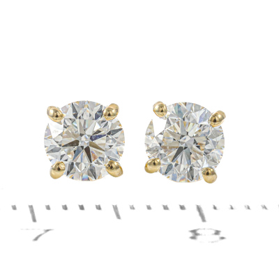 1.00ct Diamond Studs GIA D VS1 - 2