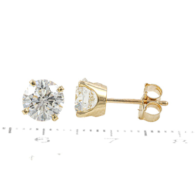 2.00ct Diamond Studs GIA E VS1 - 4