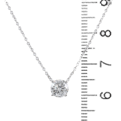 0.78ct Diamond Solitaire Pendant - 3