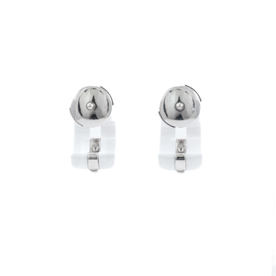 Chanel Ultra Diamond & Ceramic Earrings - 2