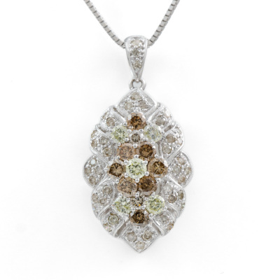 3.50ct Fancy Colour Diamond Pendant