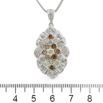 3.50ct Fancy Colour Diamond Pendant - 2