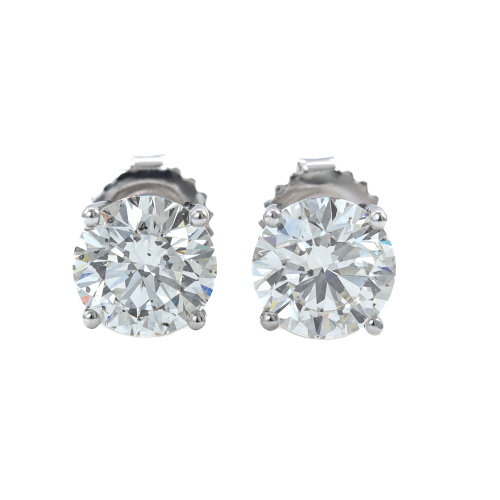 3.01ct Diamond Studs GIA H SI2