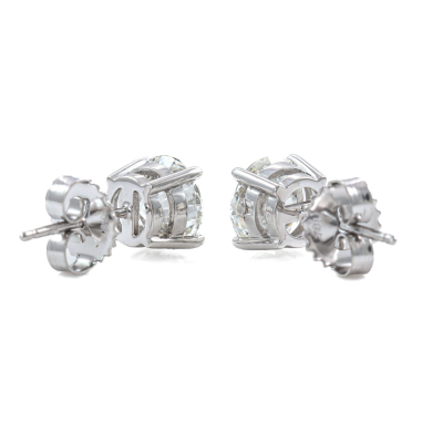 3.01ct Diamond Studs GIA H SI2 - 7