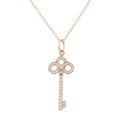 Tiffany & Co. Fleur de Lis Key Pendant