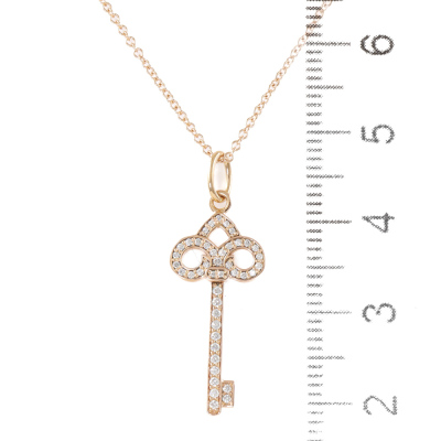 Tiffany & Co. Fleur de Lis Key Pendant - 3