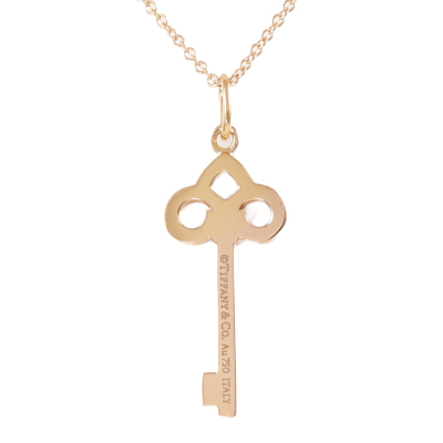 Tiffany & Co. Fleur de Lis Key Pendant - 4