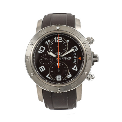 Hermes Clipper Diver Mens Watch