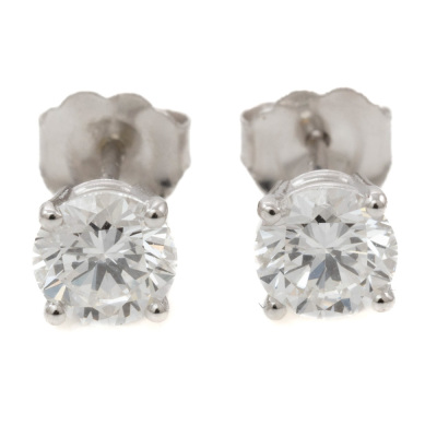 1.20ct Diamond Studs GIA D IF