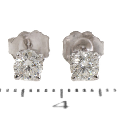 0.50ct Diamond Studs - 3