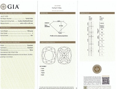 3.02ct Diamond Studs GIA J VS1 & J VS2 - 3