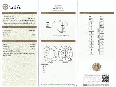 3.02ct Diamond Studs GIA J VS1 & J VS2 - 5