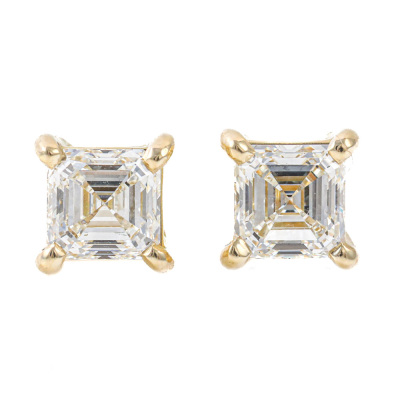 2.02ct Diamond Studs GIA H-I VVS1