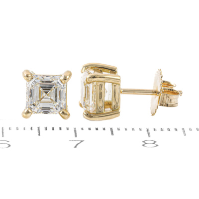 2.02ct Diamond Studs GIA H-I VVS1 - 4