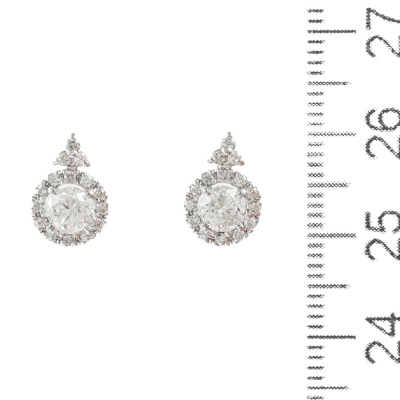 1.12ct Diamond Earrings - 3