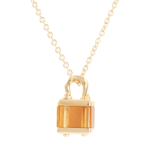 Louis Vuitton Citrine Cube Charm Pendant