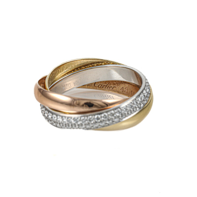 Cartier Trinity Diamond Ring - 4