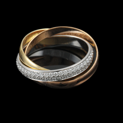 Cartier Trinity Diamond Ring - 6