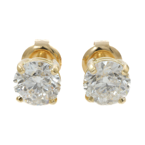 4.02ct Diamond Stud Earrings