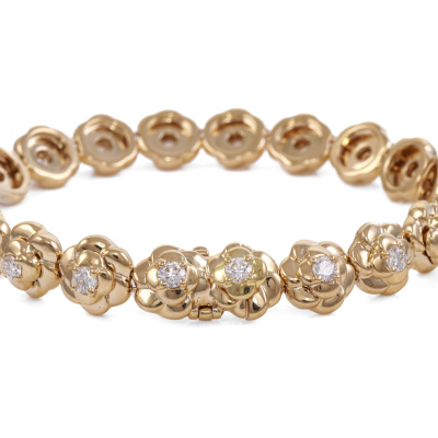 Chanel Camelia Diamond Bracelet - 4