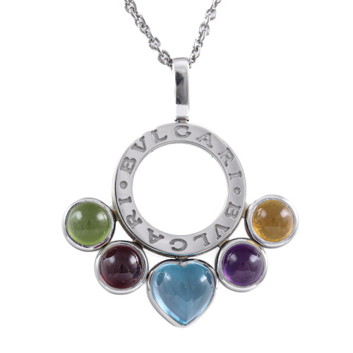 Bvlgari Allegra Mixed Gemstone Pendant