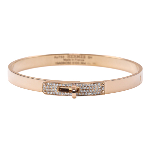 Hermes Kelly Diamond Bracelet