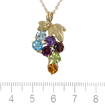 3.15ct Coloured Gemstone Pendant - 2