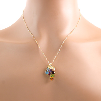 3.15ct Coloured Gemstone Pendant - 5