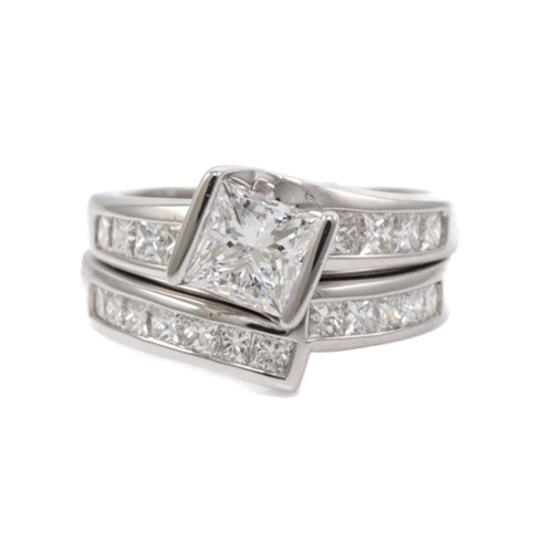 1.01ct Centre Diamond Ring with Matching Band