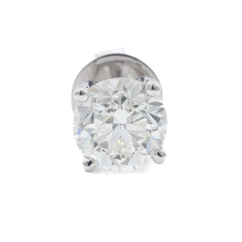 1.50ct Single Diamond Stud Earring GIA J VS1