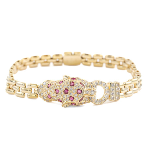 1.01ct Ruby and Diamond Bracelet