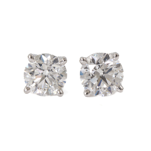 1.00ct Diamond Studs GIA D SI1