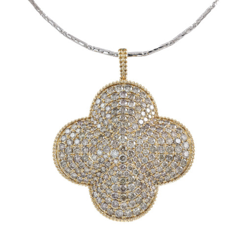 5.00ct Diamond Clover Design Pendant