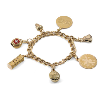 Charm Bracelet 18ct yellow gold 40.5g - 3