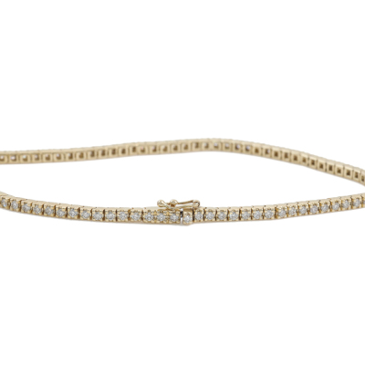 1.23ct Round Diamond Tennis Bracelet - 3